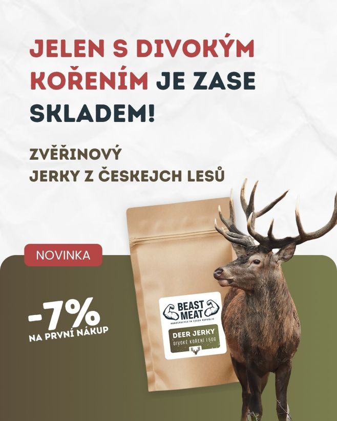 Celý léto jsi musel čekat, ale vyplatilo se! 🦌 Už se zase loví, máme flákotu a s ní aj naše jelení jerky s divokym...